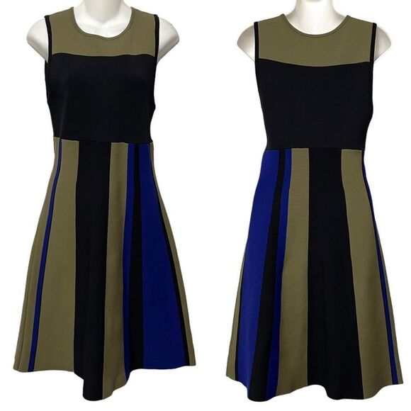 OHNE TITEL Colorblock Stretch Dress M - Picture 1 of 7